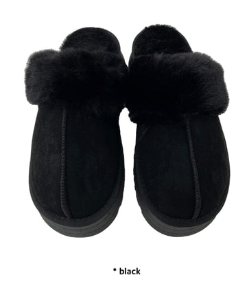 PLATFORM UGG SLIPPER